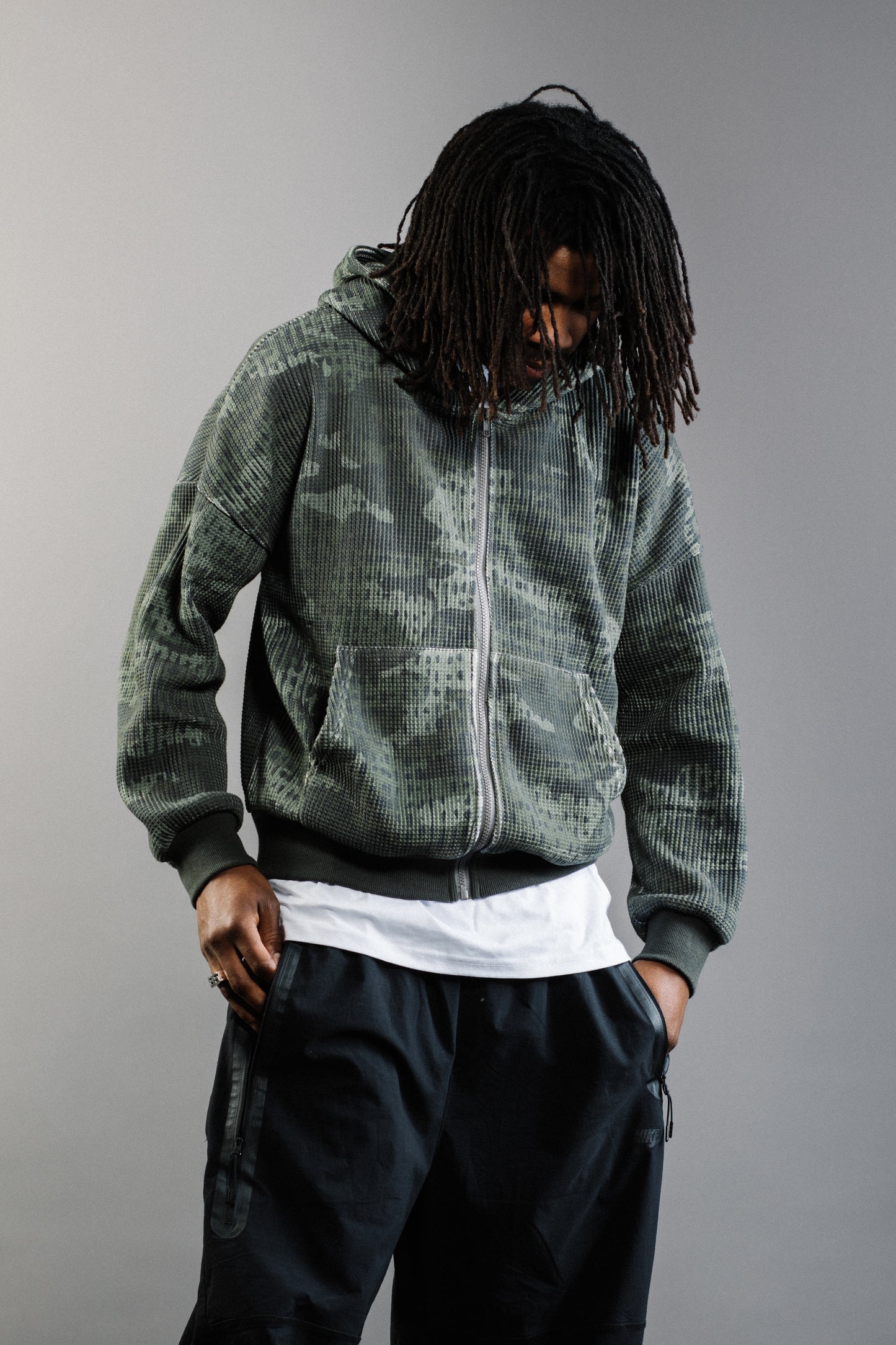 Waffle Zip Camo