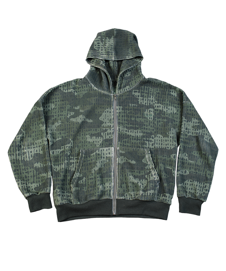Waffle Zip Camo