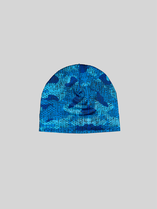 Camo beanie (blue)