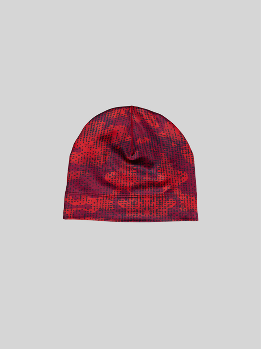 Camo beanie (red)