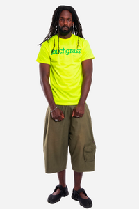 Touchgrass classic tee bright yellow