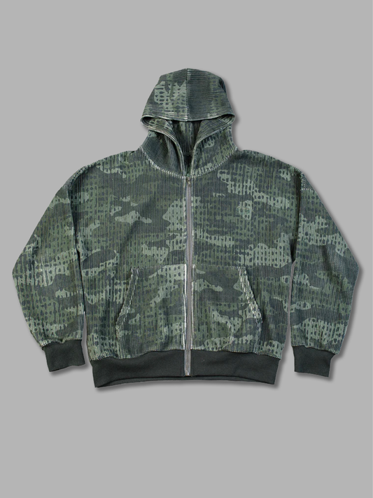 Waffle Zip Camo