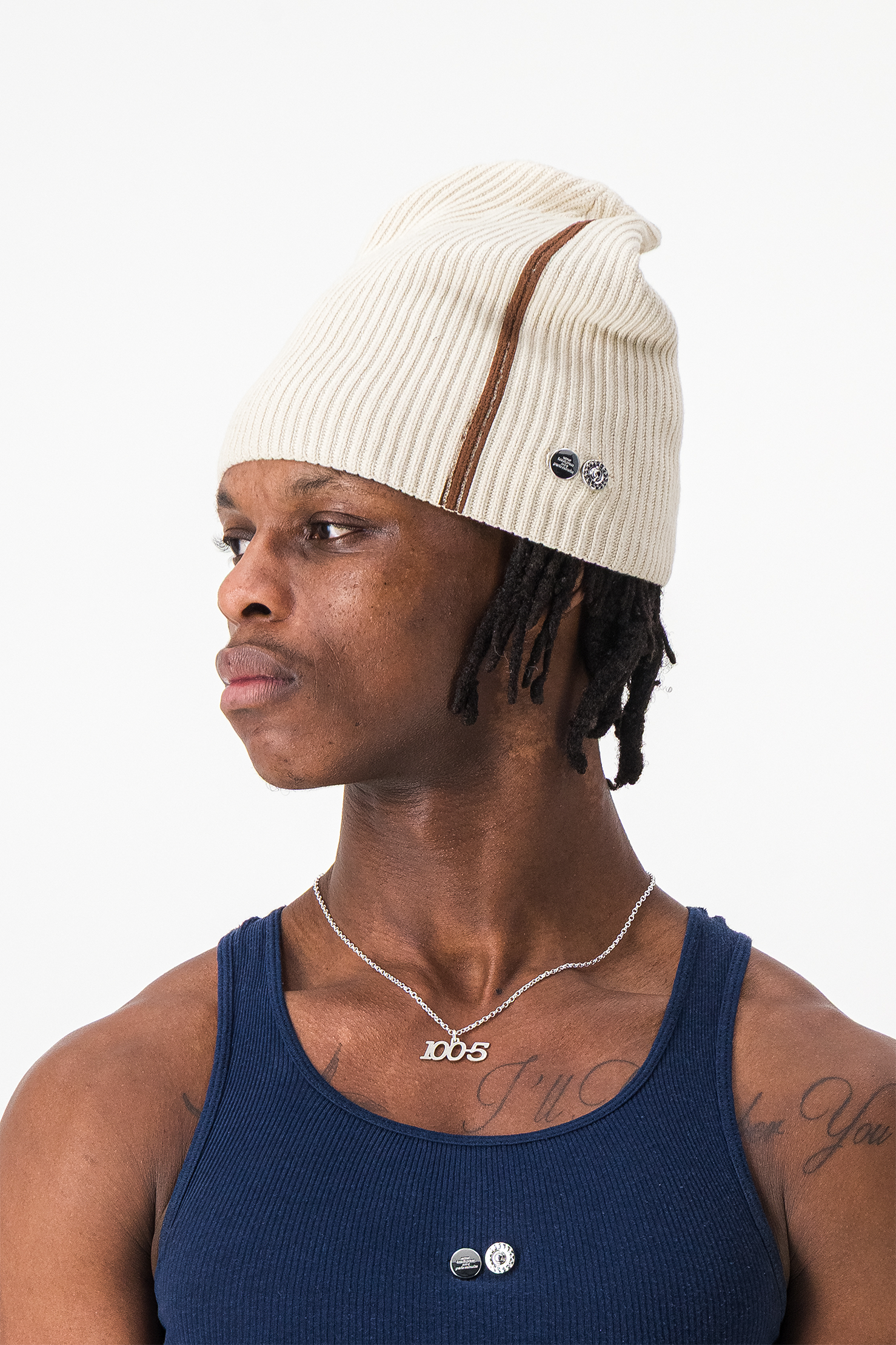 Cream Beanie