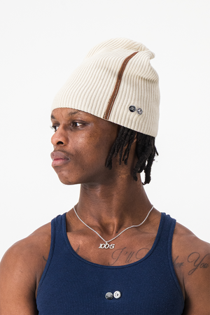 Cream Beanie